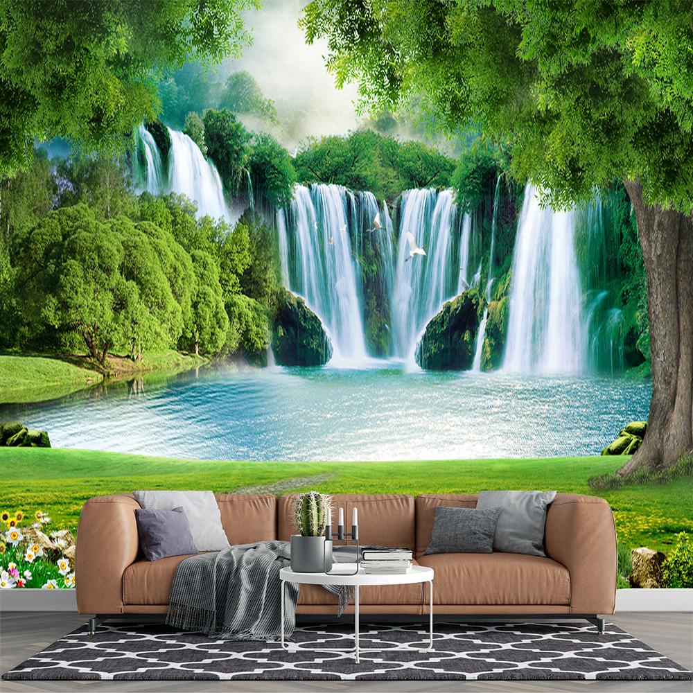 Waterfall 3d Wallpaper Green Grass Landscape Wall Mural Living Room Bedroom Background Waterfall Wallpaper 200 cm(W) x 140 cm(H)
Waterfall 3d Wallpaper Green Grass Landscape Wall Mural Living Room Bedroom Background Waterfall Wallpaper 200 cm(W) x 140 cm(H)