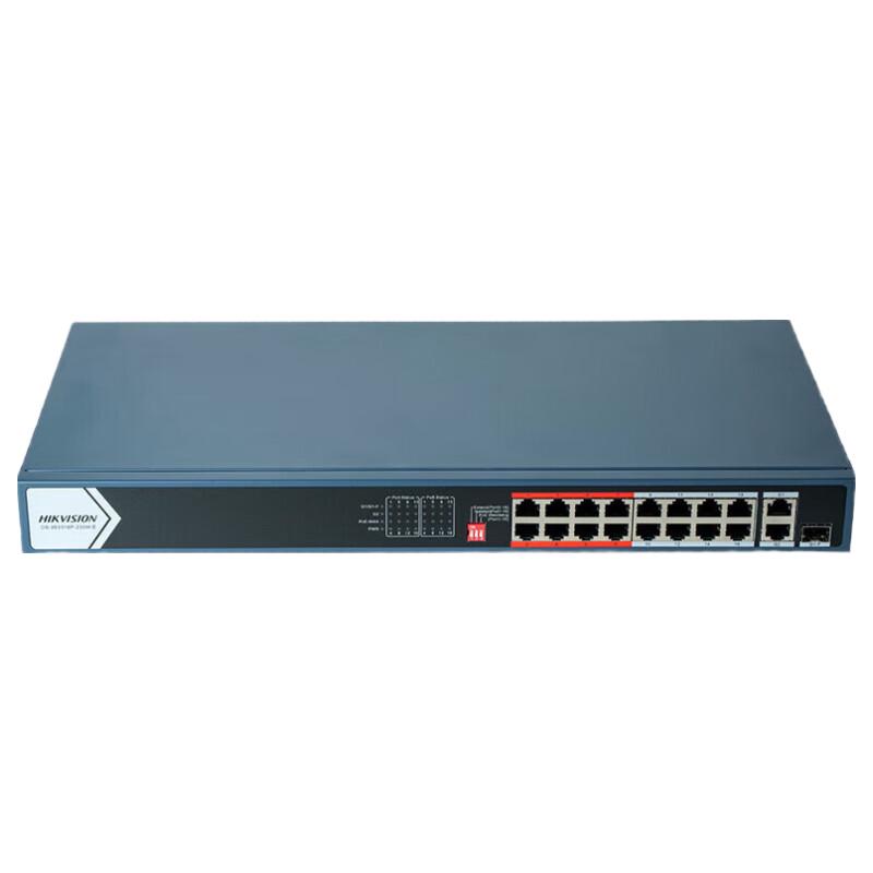 HIKVISION 9-Port Fast Ethernet PoE Unmanaged Switch CN plug (adapter included)
HIKVISION 9-Port Fast Ethernet PoE Unmanaged Switch CN plug (adapter included)