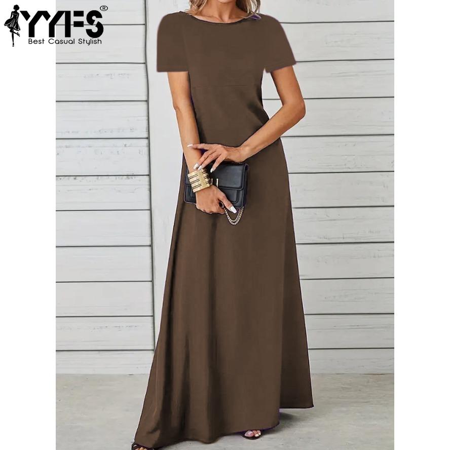 YYFS Women s Fashion Summer Spring Solid Color Print Short Sleeve O-Neck Middle Waistline Casual Dresses S
YYFS Women s Fashion Summer Spring Solid Color Print Short Sleeve O-Neck Middle Waistline Casual Dresses S