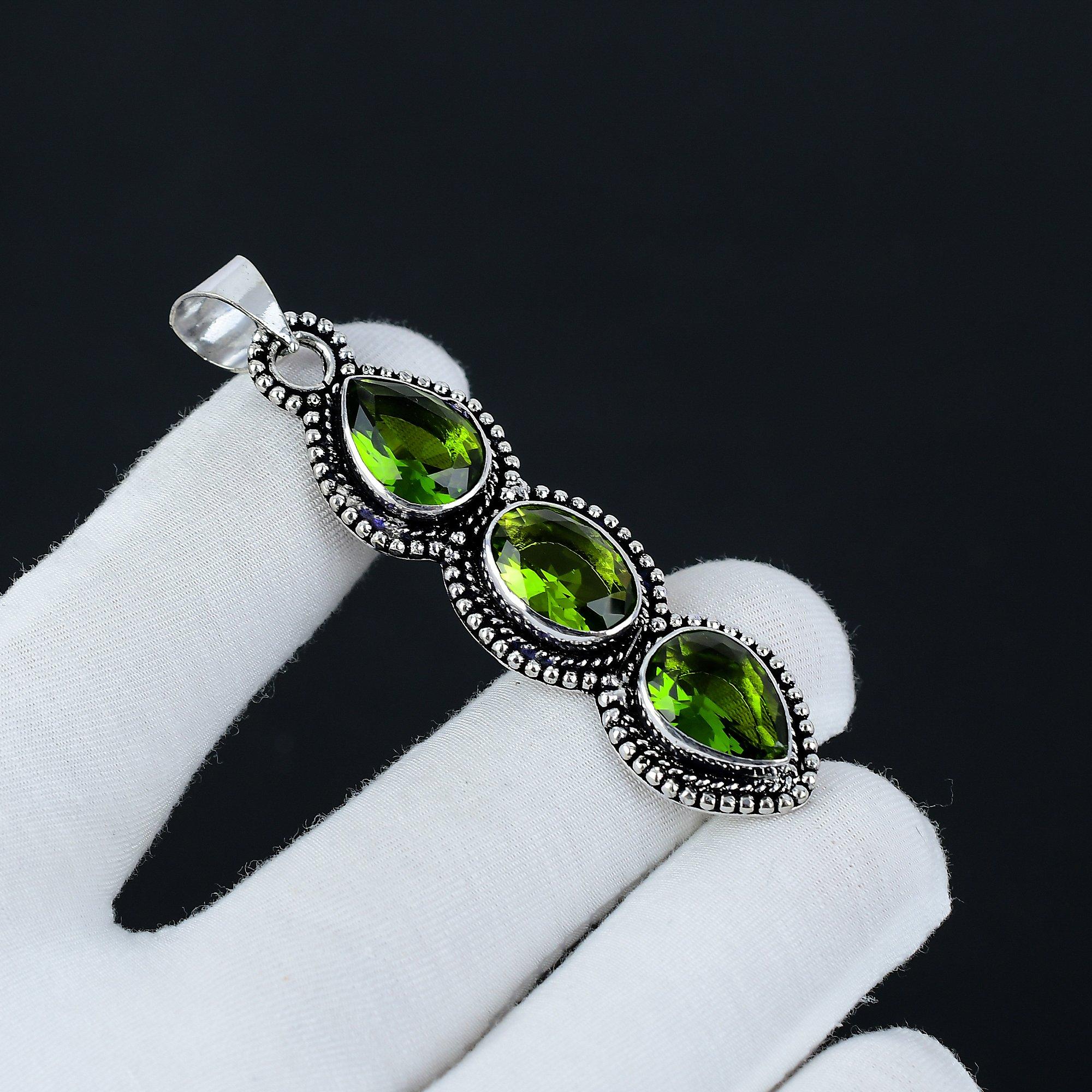 Peridot Gemstone Silver Antique Pendant, 925 Sterling Silver Jewelry Pendant, Silver Peridot Jewelry, Boho Silver Pendant Jewelry For Gift
Peridot Gemstone Silver Antique Pendant, 925 Sterling Silver Jewelry Pendant, Silver Peridot Jewelry, Boho Silver Pendant Jewelry For Gift