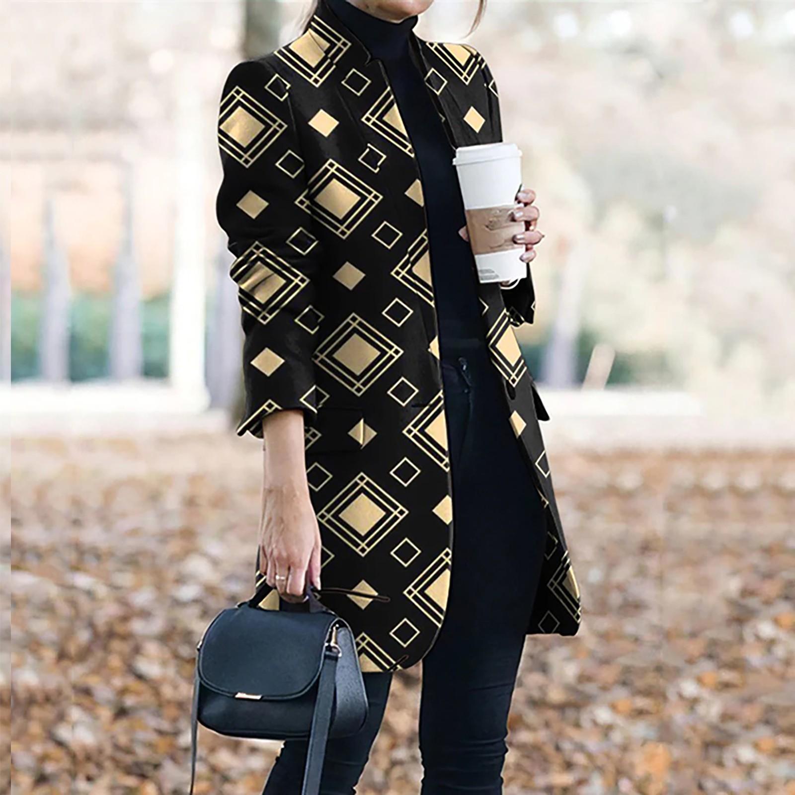 Женское темпераментное модное пальто со складным воротником и принтом XXXL
Женское темпераментное модное пальто со складным воротником и принтом XXXL