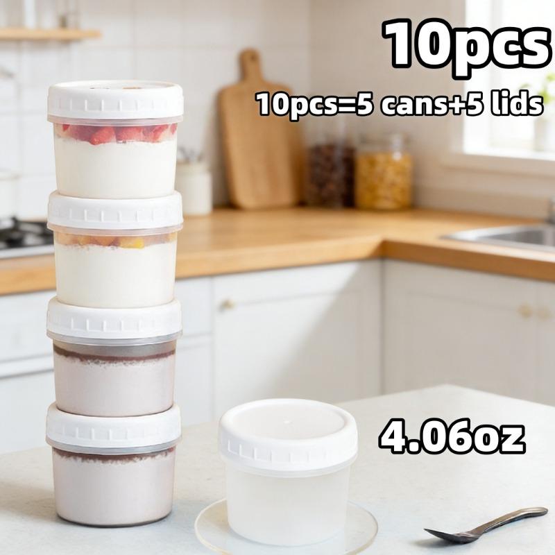 10/20pcs of Small Dudu Fruit-Themed Jars - Highly Sealed Screw-Top Food Storage Containers That Are Stackable, Microwaveable, And Freezable Capacity: 4.06oz
10/20pcs of Small Dudu Fruit-Themed Jars - Highly Sealed Screw-Top Food Storage Containers That Are Stackable, Microwaveable, And Freezable Capacity: 4.06oz
