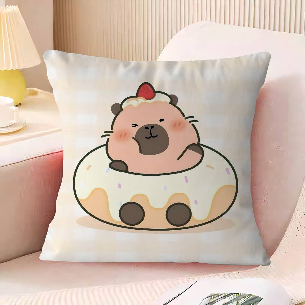 Cute Cartoon C-Capybara Pillowcase Bedroom Sofa Decorative Cushion Cover With Zipper Soft Cushion Cover 16x16Inch
Cute Cartoon C-Capybara Pillowcase Bedroom Sofa Decorative Cushion Cover With Zipper Soft Cushion Cover 16x16Inch