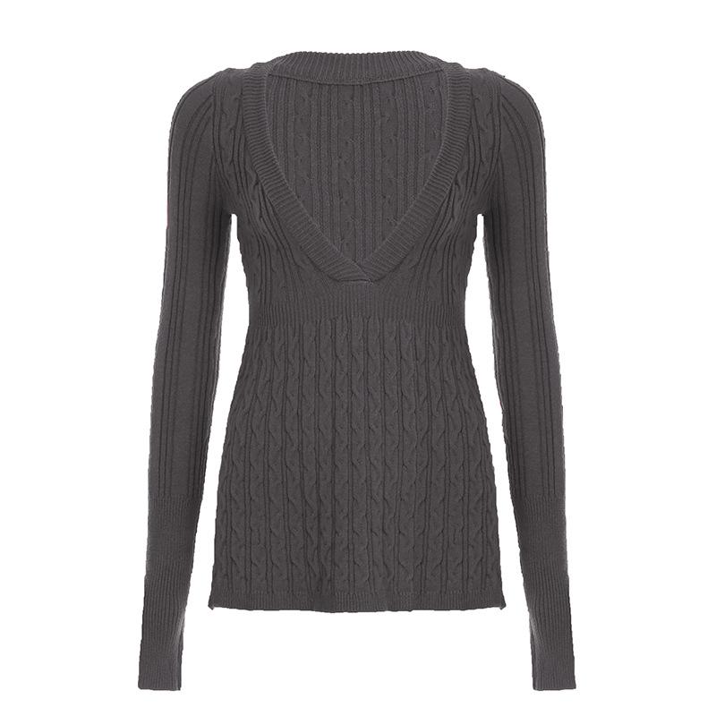 Женский шерстяной свитер в стиле ретро с V-образным вырезом — универсальный, легкий и сексуальный дизайн
Женский шерстяной свитер в стиле ретро с V-образным вырезом — универсальный, легкий и сексуальный дизайн