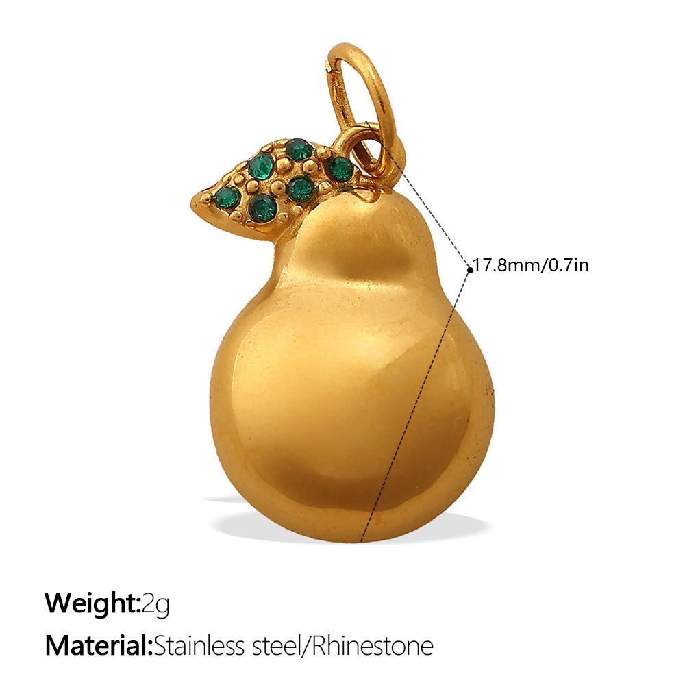 Stainless Steel Fruit Charm Pendants for DIY Necklaces and Bracelets
Stainless Steel Fruit Charm Pendants for DIY Necklaces and Bracelets