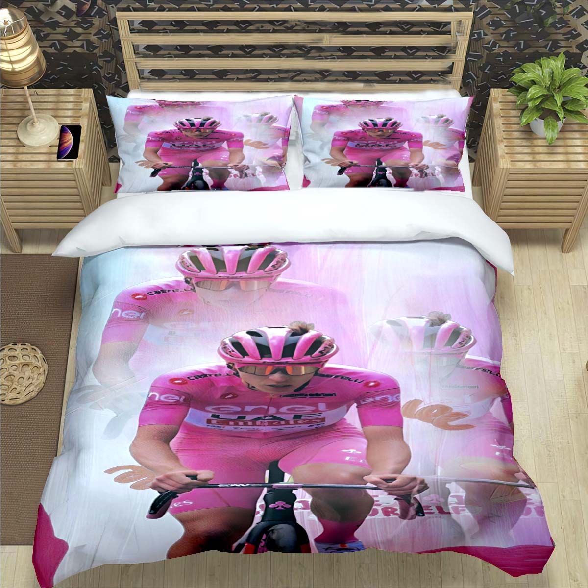 Fashion Mountain Biking Ttadej Pogacar Print Bedding Sets Bed Supplies Set Duvet Cover Bed Comforter Set Bedding Set Luxury Gift AU Single(140*210cm)3pcs
Fashion Mountain Biking Ttadej Pogacar Print Bedding Sets Bed Supplies Set Duvet Cover Bed Comforter Set Bedding Set Luxury Gift AU Single(140*210cm)3pcs