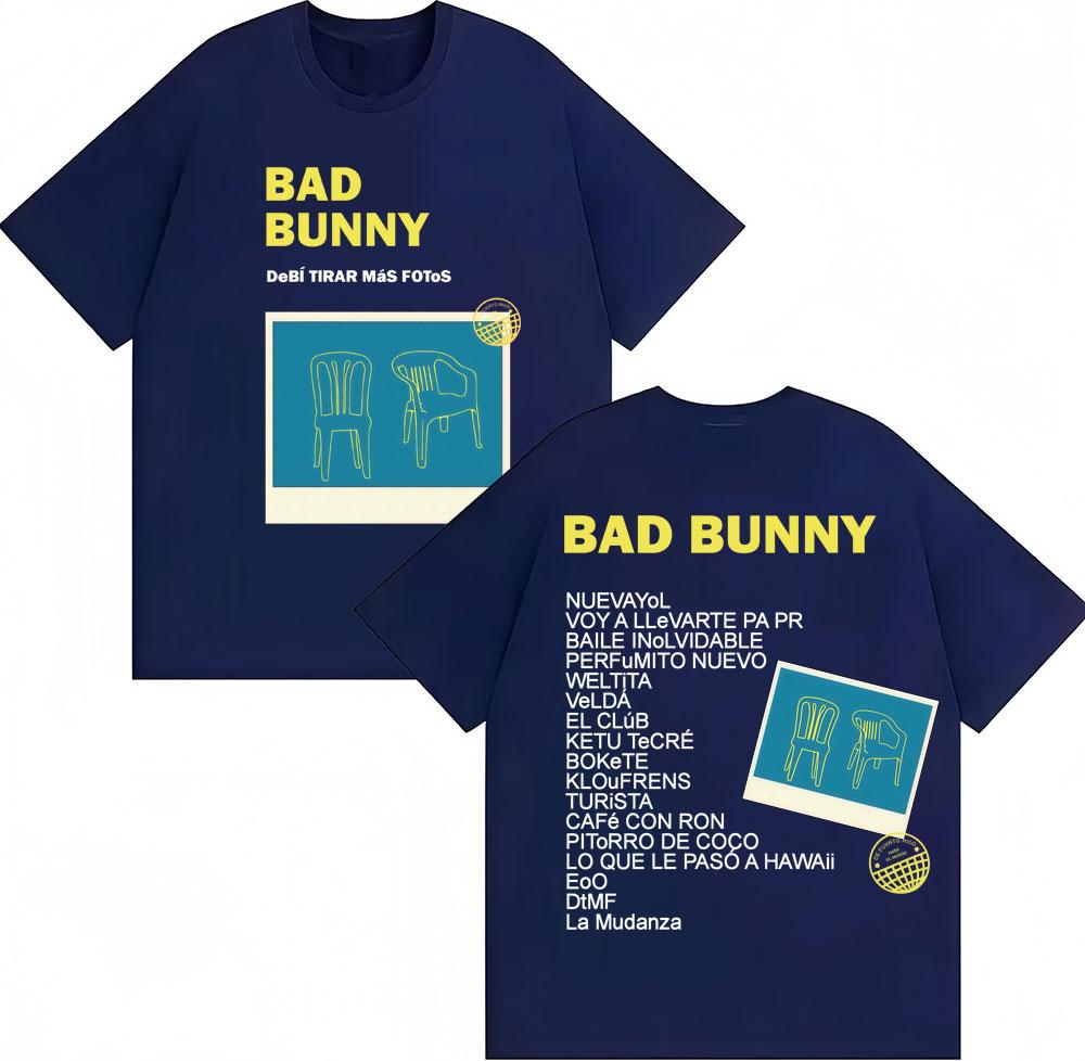 Bad Bunny Debi Tirar Mas Fotos Album 2026 Tour Tshirt Unisex Women Fashion Hip Hop T Shirts Cotton Oversized Casual Short Sleeve 4XL
Bad Bunny Debi Tirar Mas Fotos Album 2026 Tour Tshirt Unisex Women Fashion Hip Hop T Shirts Cotton Oversized Casual Short Sleeve 4XL
