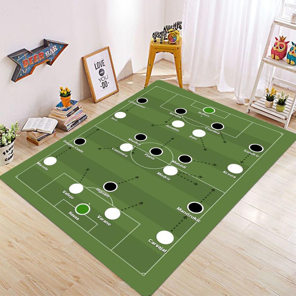 Football Field Pattern Carpet for Living Room Bedroom Sports Theme Floor Mat Anti Slip Suitable for Kids Play Area Home Decor 40x60cm
Football Field Pattern Carpet for Living Room Bedroom Sports Theme Floor Mat Anti Slip Suitable for Kids Play Area Home Decor 40x60cm