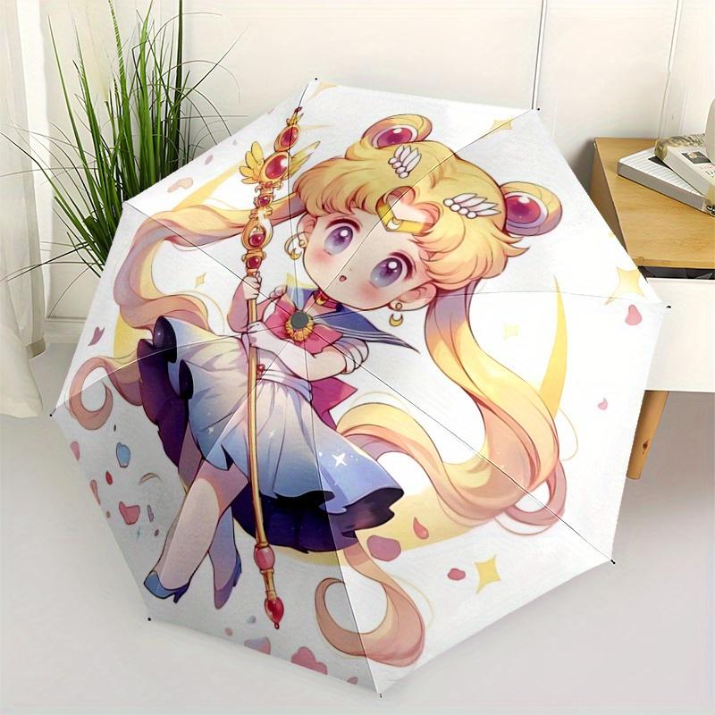 1pc Sailor Moon Automatic Folding Umbrella - Portable 3-Fold Design with 8 Iron Ribs, Outdoor, for Fans, Travelers, Daily Use, Ideal Gift for Fes
1pc Sailor Moon Automatic Folding Umbrella - Portable 3-Fold Design with 8 Iron Ribs, Outdoor, for Fans, Travelers, Daily Use, Ideal Gift for Fes