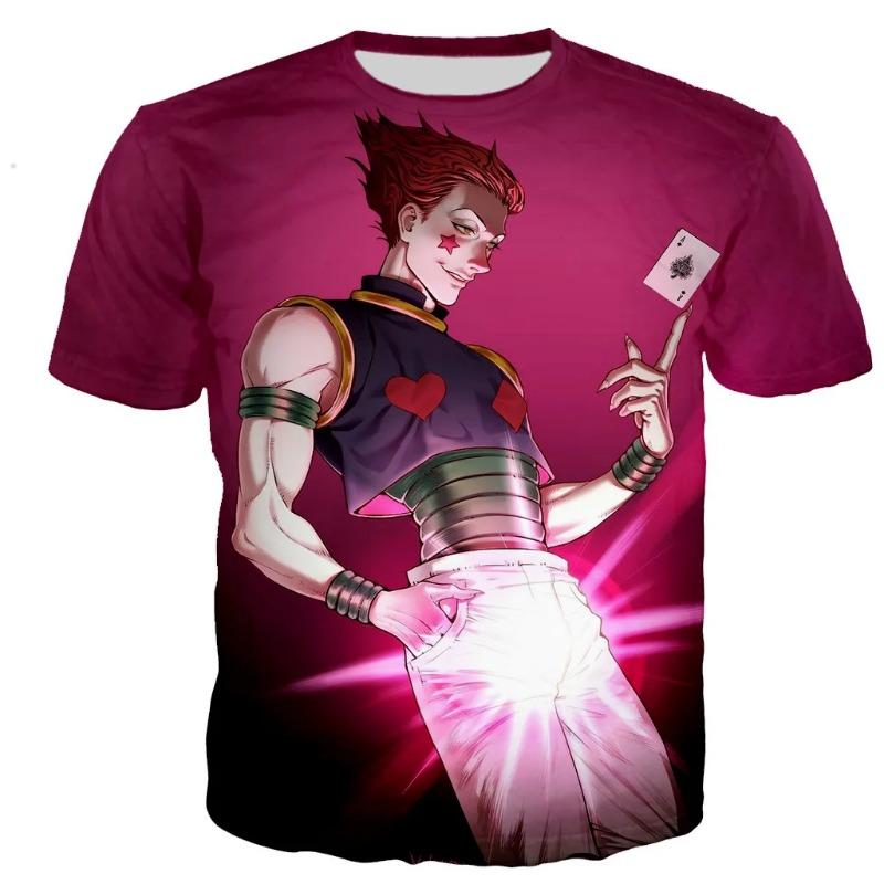 Аниме Hunter X Hisoka мультяшный принт для мужчин и женщин Harajuku Kawaii футболка летняя детская взрослая мужская футболка топы одежда спортивные футболки S
Аниме Hunter X Hisoka мультяшный принт для мужчин и женщин Harajuku Kawaii футболка летняя детская взрослая мужская футболка топы одежда спортивные футболки S