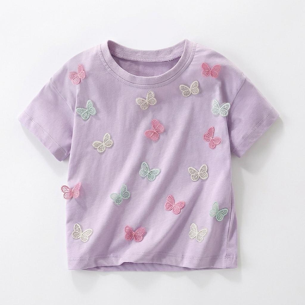 Летняя стильная футболка с коротким рукавом для маленькой девочки, милая детская одежда с круглым вырезом для девочек 100cm фиолетовый
Летняя стильная футболка с коротким рукавом для маленькой девочки, милая детская одежда с круглым вырезом для девочек 100cm фиолетовый