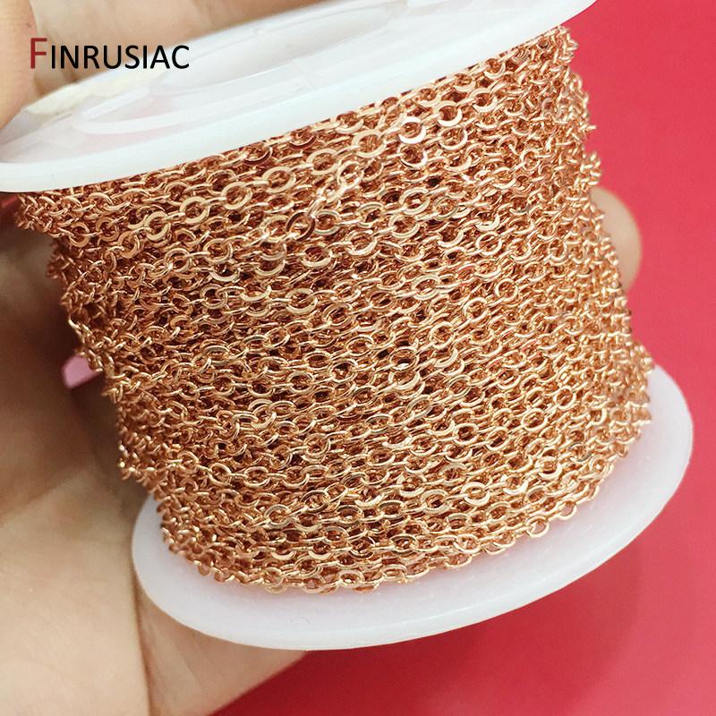 14/18K Gold Plated Brass Flat Oval Cable Chain,1.6/2.0MM Link Chains For Jewelry Making DIY Necklace Bracelet Supplies 2.0mm-1 meter
14/18K Gold Plated Brass Flat Oval Cable Chain,1.6/2.0MM Link Chains For Jewelry Making DIY Necklace Bracelet Supplies 2.0mm-1 meter