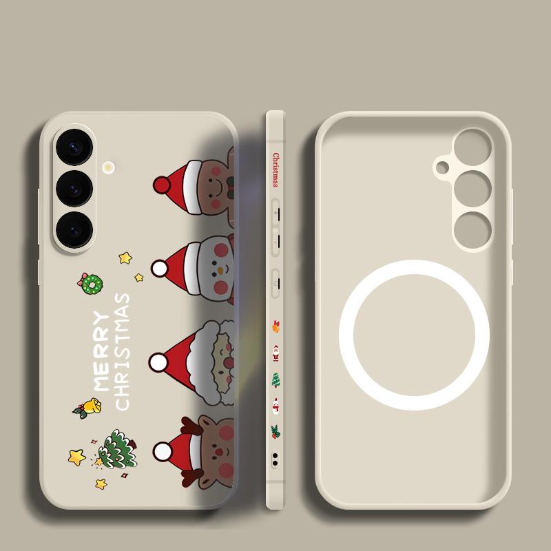Мягкий магнитный чехол Merry Christmas Elk Snowman Pattern для Samsung S24 S23 S22 Ultra S21 S20 FE, матовый противоударный чехол для телефона Magsafe Samsung S24 чёрный
Мягкий магнитный чехол Merry Christmas Elk Snowman Pattern для Samsung S24 S23 S22 Ultra S21 S20 FE, матовый противоударный чехол для телефона Magsafe Samsung S24 чёрный