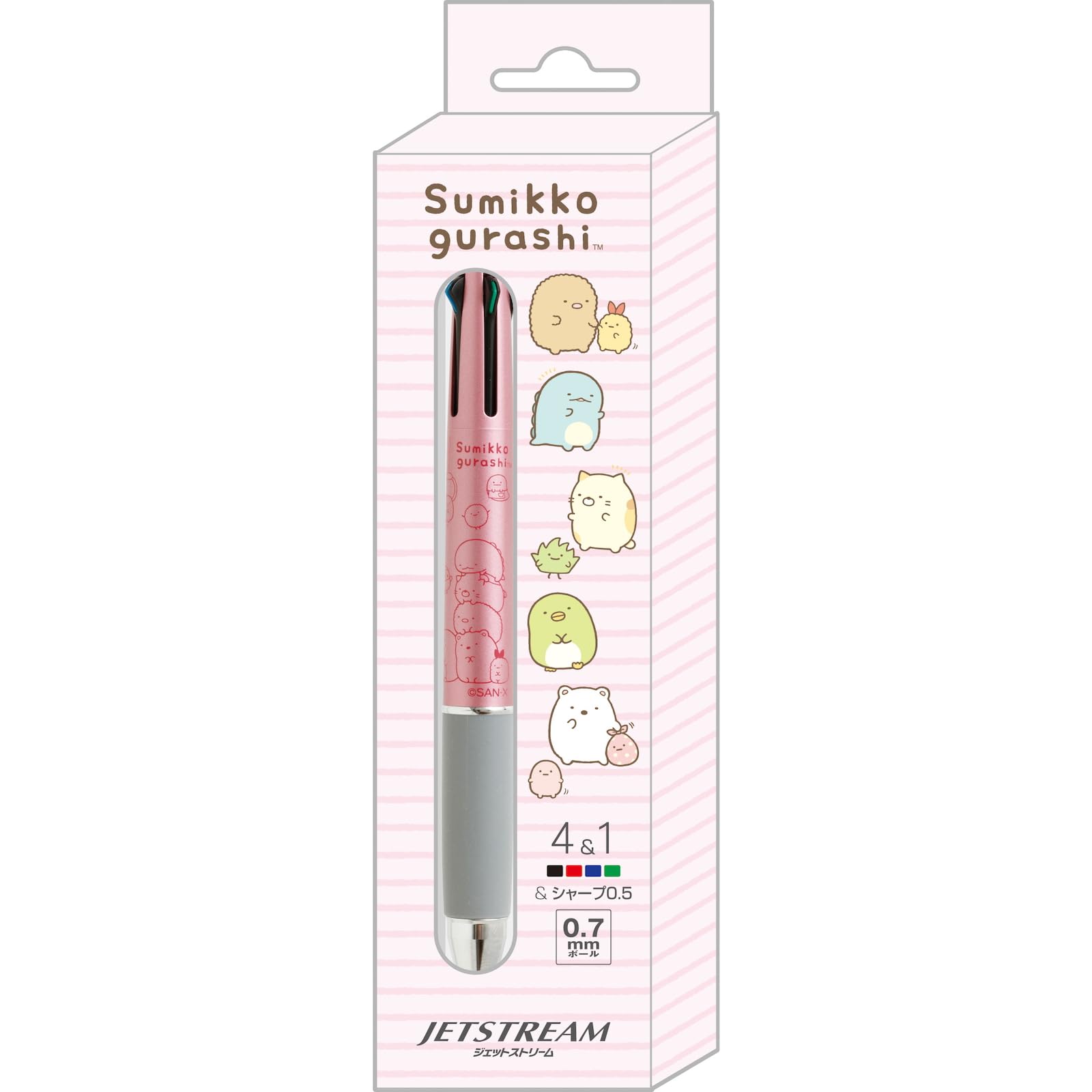 San-X Sumikko Gurashi Jetstream 4-in-1 Pen, Pink PR14904, Multi-Function Ballpoint Pen
San-X Sumikko Gurashi Jetstream 4-in-1 Pen, Pink PR14904, Multi-Function Ballpoint Pen