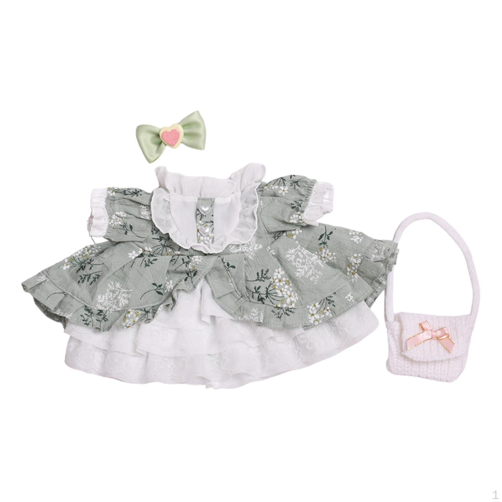 Adorable Doll Dress Set for 15-inch Dolls - Fashionable Outfit Kids Dress with Bag
Adorable Doll Dress Set for 15-inch Dolls - Fashionable Outfit Kids Dress with Bag