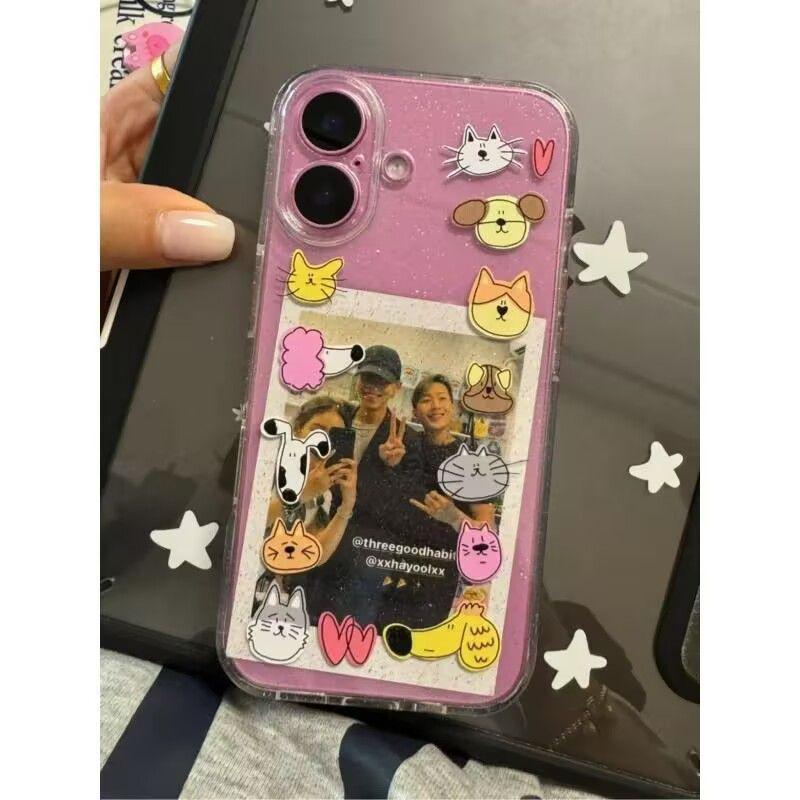 Colorful Cat & Dog Fine Glitter Soft Phone Case for 17 Pro Max, 16, 15 Pro, 14, 13, 12, and 11 - Large Hole Design iPhone 15 Pro Max
Colorful Cat & Dog Fine Glitter Soft Phone Case for 17 Pro Max, 16, 15 Pro, 14, 13, 12, and 11 - Large Hole Design iPhone 15 Pro Max