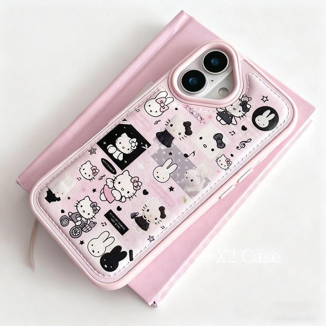 Miffy KT Cat Collage Soft Case for Apple 17 Pro Max - White/Pink Anti-fall, Models 13-17 iPhone 13
Miffy KT Cat Collage Soft Case for Apple 17 Pro Max - White/Pink Anti-fall, Models 13-17 iPhone 13