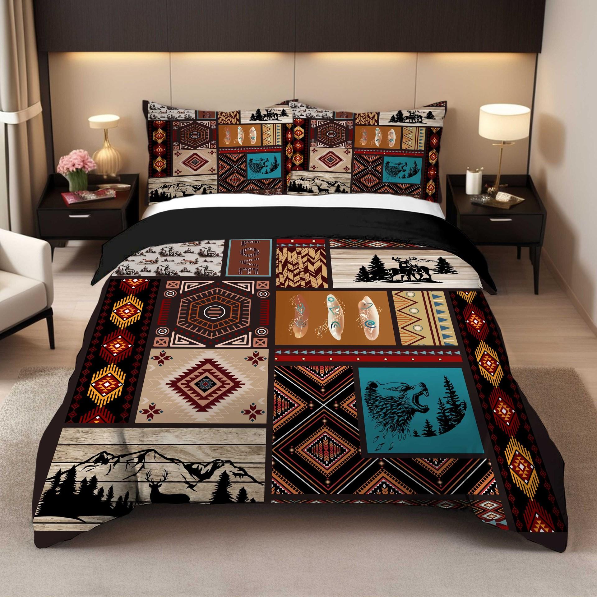 Animal Splicing 3D Digital Printing Three-Piece Set To Map Custom Bedding Quilt Cover 135 * 200cm 50 * 80cm * 1 two-piece set
Animal Splicing 3D Digital Printing Three-Piece Set To Map Custom Bedding Quilt Cover 135 * 200cm 50 * 80cm * 1 two-piece set