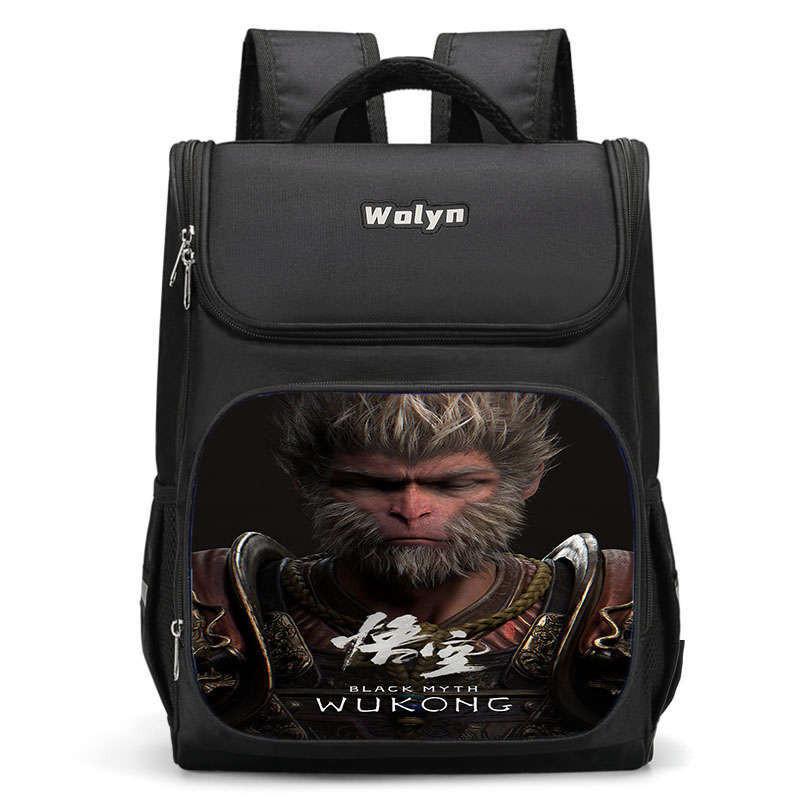 Stylish Black Myth Wu Kong Space Backpack For Students With Versatile Oxford Fabric Style G,37cm/14.57in
Stylish Black Myth Wu Kong Space Backpack For Students With Versatile Oxford Fabric Style G,37cm/14.57in