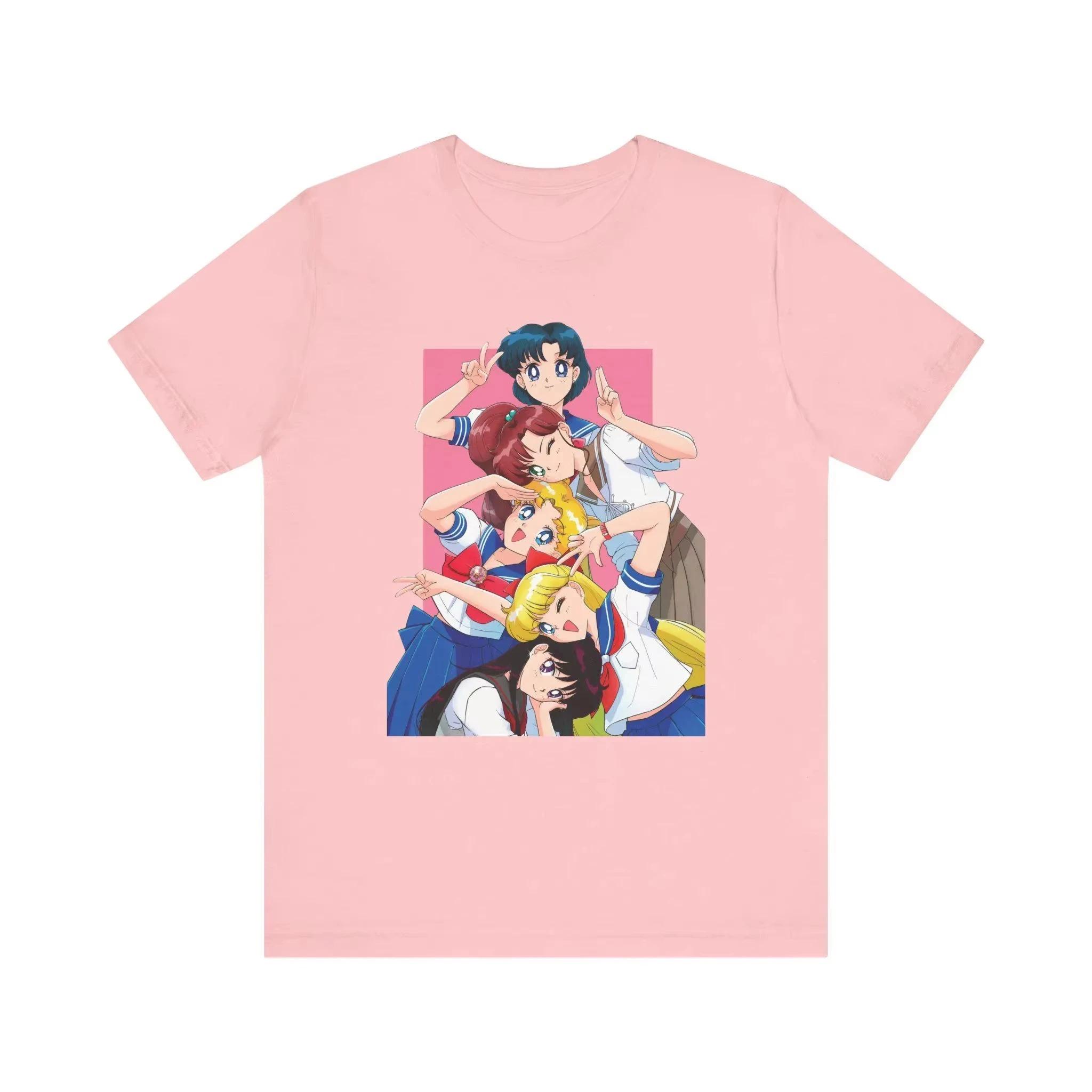 Sailor Moon Inner Guardians Group Retro Anime Graphic Unisex Casual White Crewneck T-Shirt XXXL
Sailor Moon Inner Guardians Group Retro Anime Graphic Unisex Casual White Crewneck T-Shirt XXXL