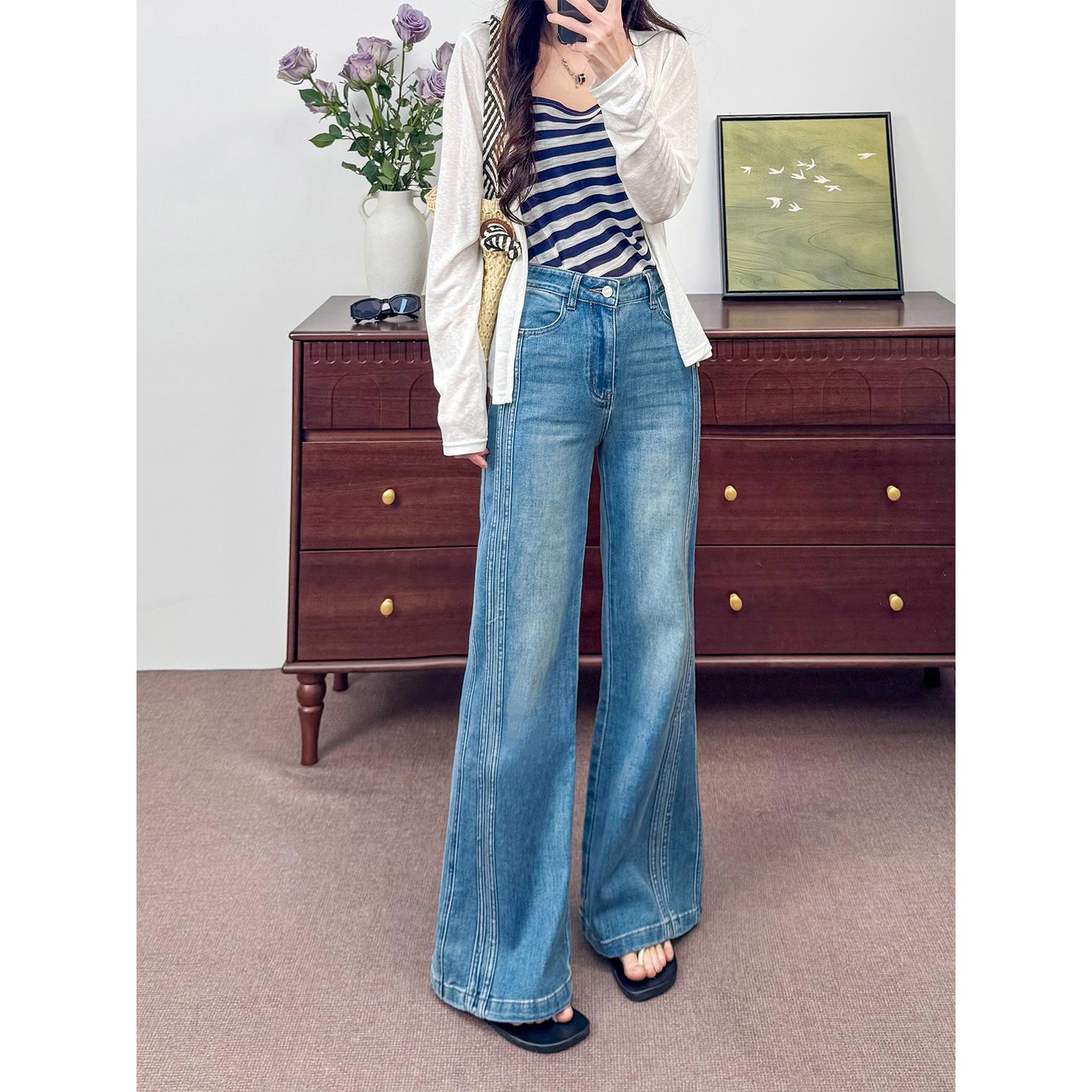 2026 Spring Micro-Flare Jeans BJ563-1 S (Weight: 90-100 jin)
2026 Spring Micro-Flare Jeans BJ563-1 S (Weight: 90-100 jin)