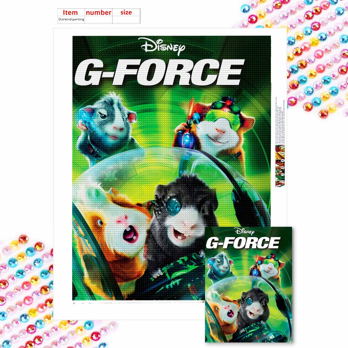 DIY Diamond Painting Lovely Mouse Cross Stitch Kit Mosaic Art Diamond Painting Full Circle Diamond Home Decoration Round 20x30cm
DIY Diamond Painting Lovely Mouse Cross Stitch Kit Mosaic Art Diamond Painting Full Circle Diamond Home Decoration Round 20x30cm