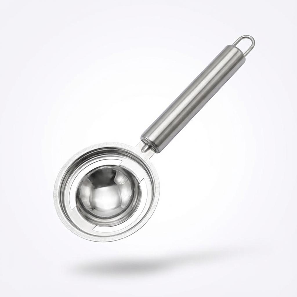 Home Stainless Steel Egg Separator Spoon - Fast Egg Yolk & White Separation Labor-Saving Baking Cooking Tool срібний
Home Stainless Steel Egg Separator Spoon - Fast Egg Yolk & White Separation Labor-Saving Baking Cooking Tool срібний