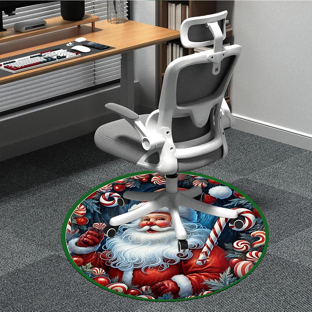 1pc Christmas Santa Claus Chair Carpet for Office, Round Polyester Mat, Indoor Decor for Office, Washable Non-slip Carpet yy251219018 80cm by 80cm
1pc Christmas Santa Claus Chair Carpet for Office, Round Polyester Mat, Indoor Decor for Office, Washable Non-slip Carpet yy251219018 80cm by 80cm