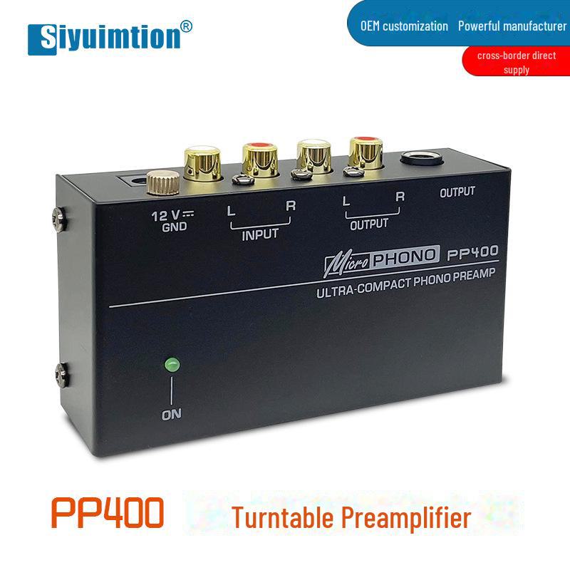 Проигрыватель пластинок PP400 Gold с виниловым проигрывателем, предусилителем, гитарными эффектами и регулятором громкости EU Plug
Проигрыватель пластинок PP400 Gold с виниловым проигрывателем, предусилителем, гитарными эффектами и регулятором громкости EU Plug