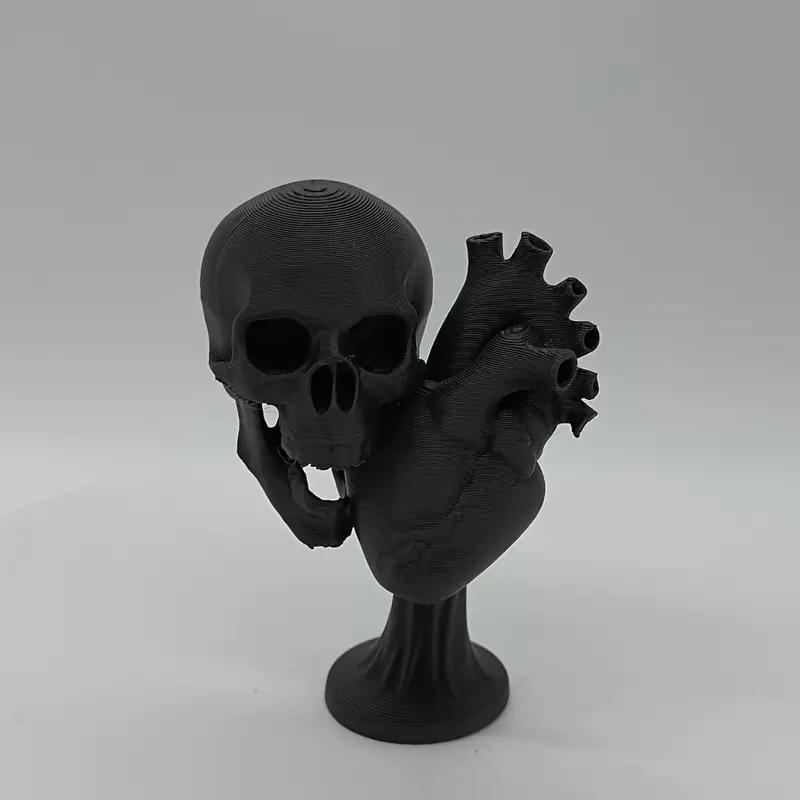 Heart Shaped Skull Statues 3D Printed Gothic Decoration, Two Tone Black and White Design, Terrifying Halloween Horror Party Gift
Heart Shaped Skull Statues 3D Printed Gothic Decoration, Two Tone Black and White Design, Terrifying Halloween Horror Party Gift