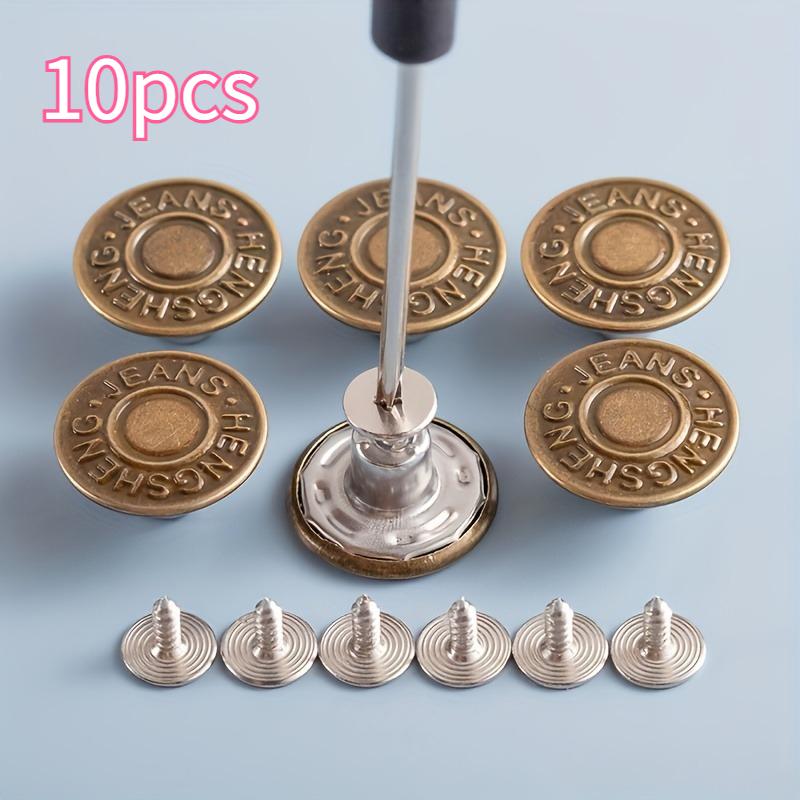 10pcs Seamless Metal Belt Tightening Buttons for Denim Repair,Easy Install DIY Sewing Accessories,Perfect Gift for Sewing Lovers
10pcs Seamless Metal Belt Tightening Buttons for Denim Repair,Easy Install DIY Sewing Accessories,Perfect Gift for Sewing Lovers