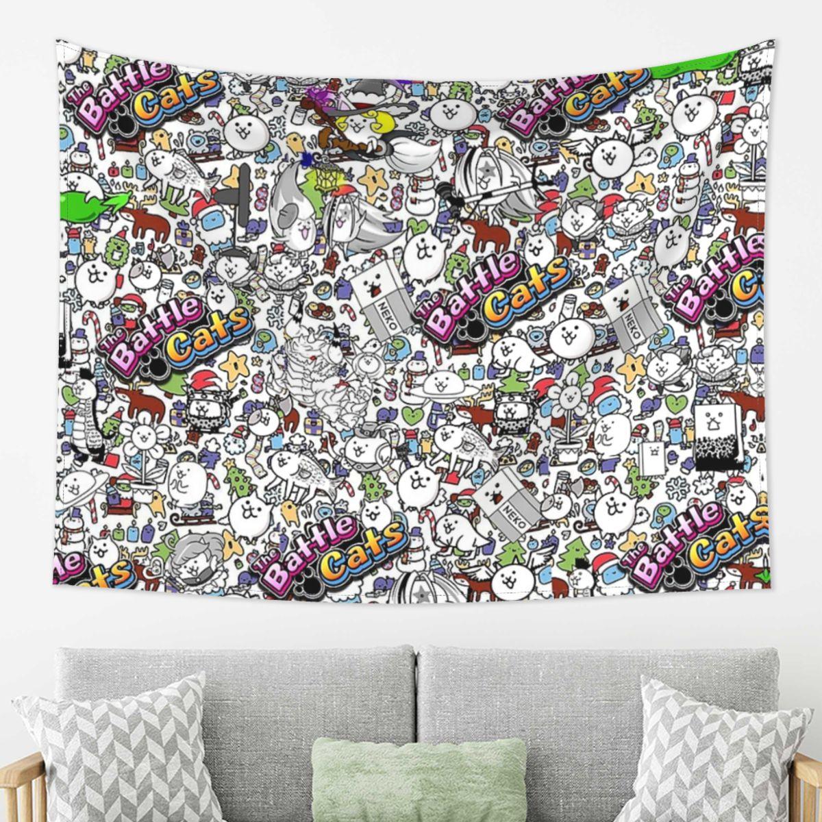 Battle Cats Tapestry Decoration Art Aesthetic Tapestries for Living Room Bedroom Home Wall Cloth Wall Hanging 74x94cm(29x37in)
Battle Cats Tapestry Decoration Art Aesthetic Tapestries for Living Room Bedroom Home Wall Cloth Wall Hanging 74x94cm(29x37in)