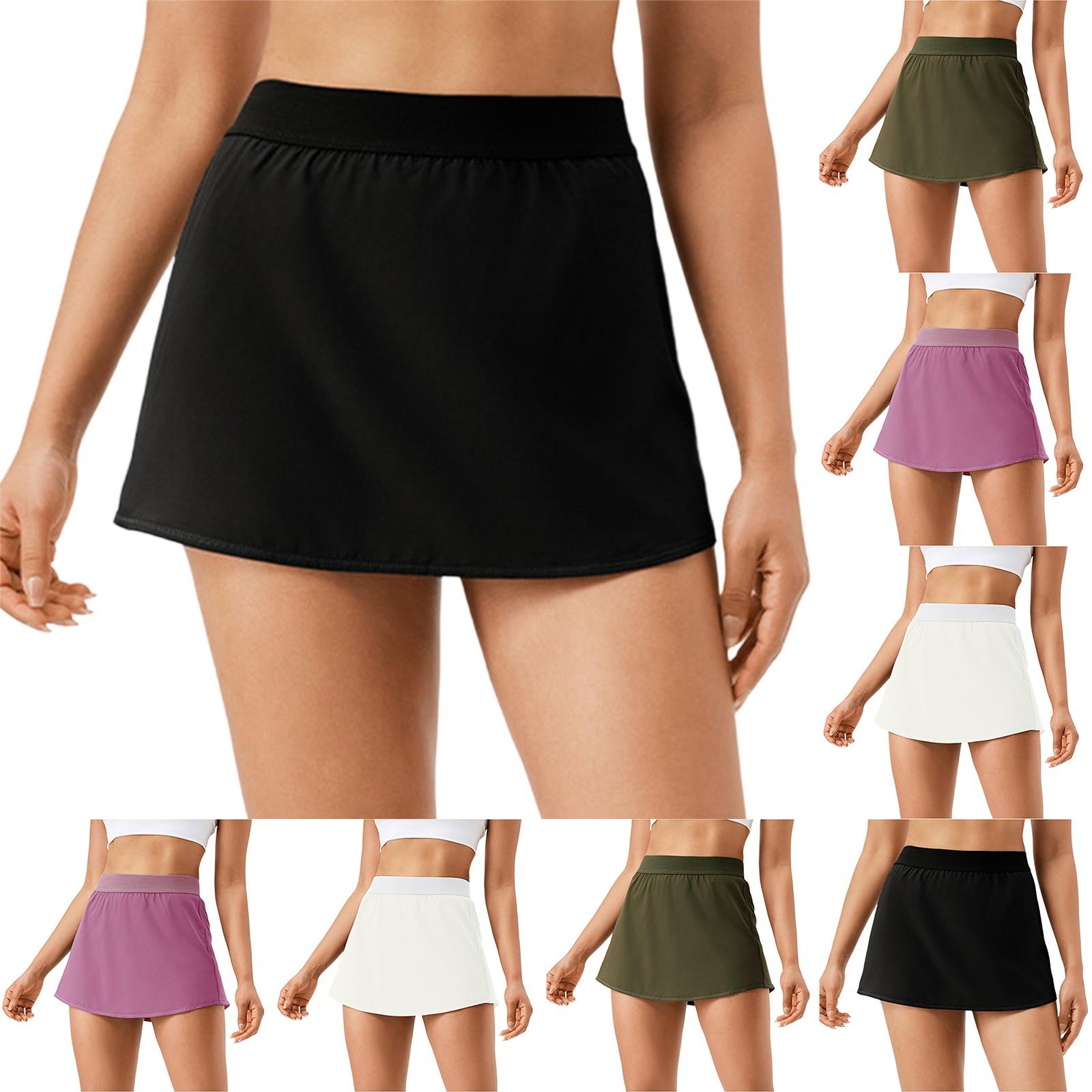 Women s Fake Two Piece Sports Short Skirt Tennis Skirt High Waist Golf Skirt Running Yoga Skirt With Pockets L
Women s Fake Two Piece Sports Short Skirt Tennis Skirt High Waist Golf Skirt Running Yoga Skirt With Pockets L