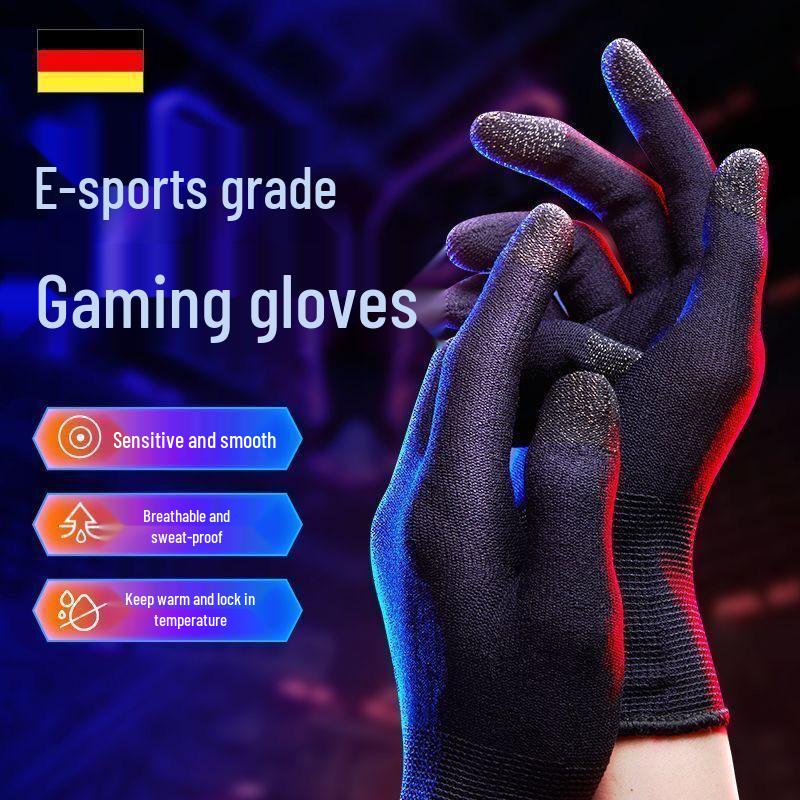 Ultra-Thin Anti-Slip Silver Fiber Gaming Finger Sleeves for Mobile, Sweat-Proof Gloves for E-sports - Compatible with King of Glory
Ultra-Thin Anti-Slip Silver Fiber Gaming Finger Sleeves for Mobile, Sweat-Proof Gloves for E-sports - Compatible with King of Glory