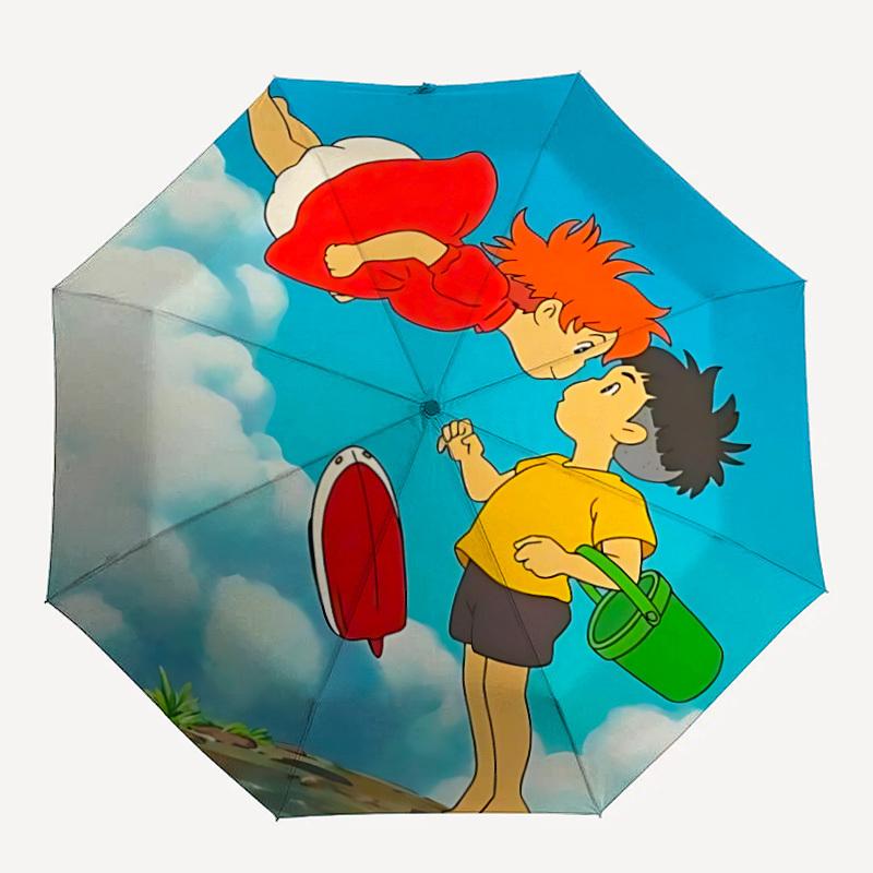 1pc Ponyo Automatic Open/close Folding Umbrella, Compact Portable Travel Umbrella, Perfect Gift, Durable Construction yy250813062
1pc Ponyo Automatic Open/close Folding Umbrella, Compact Portable Travel Umbrella, Perfect Gift, Durable Construction yy250813062