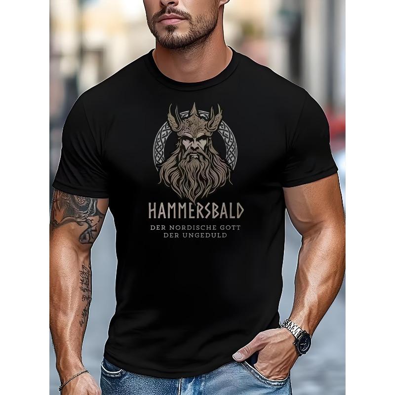 Men S Outdoor Casual Sports T-Shirt, Hammersbald Divine Fury Men S Graphic T-Shirt - Soft Crew Neck T-Shirt, Comfortable Fit for All Seasons 4XL чорний
Men S Outdoor Casual Sports T-Shirt, Hammersbald Divine Fury Men S Graphic T-Shirt - Soft Crew Neck T-Shirt, Comfortable Fit for All Seasons 4XL чорний