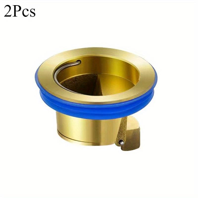 2Pcs All Copper One-Way Valve - Shower Drain with Insect Resistant Seal & Odor Blocking Sewer Filter, Floor Drain Cover
2Pcs All Copper One-Way Valve - Shower Drain with Insect Resistant Seal & Odor Blocking Sewer Filter, Floor Drain Cover