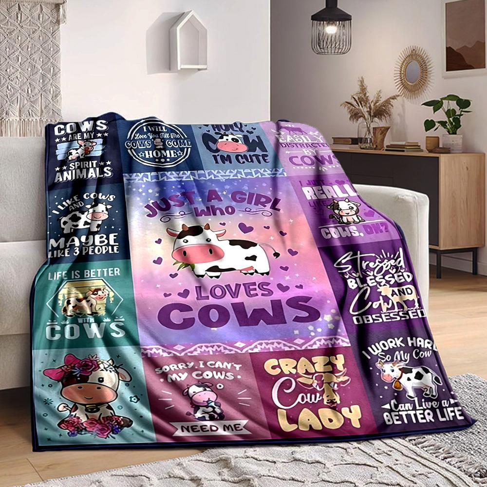 1pc Cow Lover Blanket - Perfect Gift for Birthdays, Christmas & Halloween- Soft, Warm & Versatile yy250909187 75x90cm
1pc Cow Lover Blanket - Perfect Gift for Birthdays, Christmas & Halloween- Soft, Warm & Versatile yy250909187 75x90cm