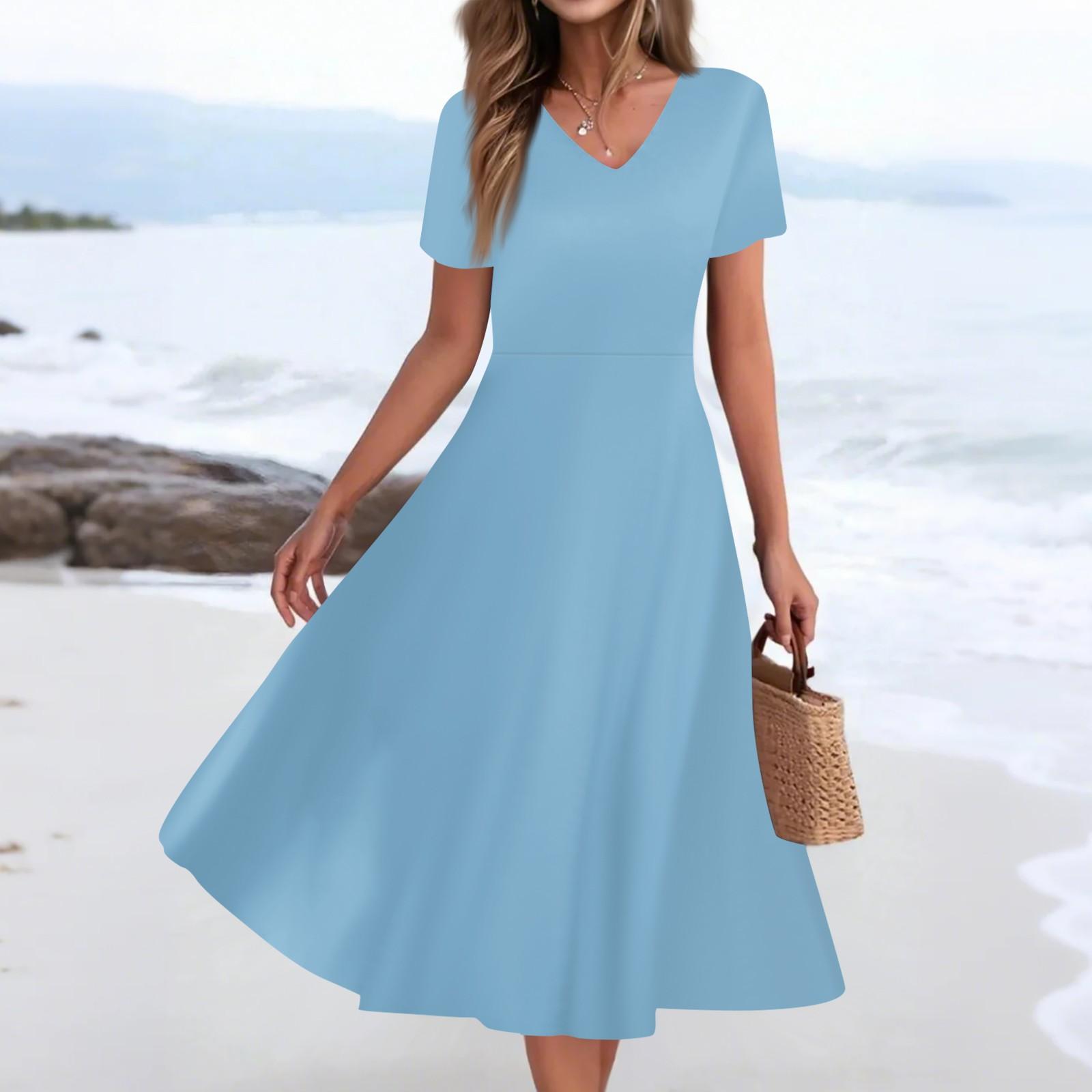 Жіноча літня повсякденна мода з принтом та кишенями, короткими рукавами, з V-подібним вирізом, гойдалки XXL
Жіноча літня повсякденна мода з принтом та кишенями, короткими рукавами, з V-подібним вирізом, гойдалки XXL