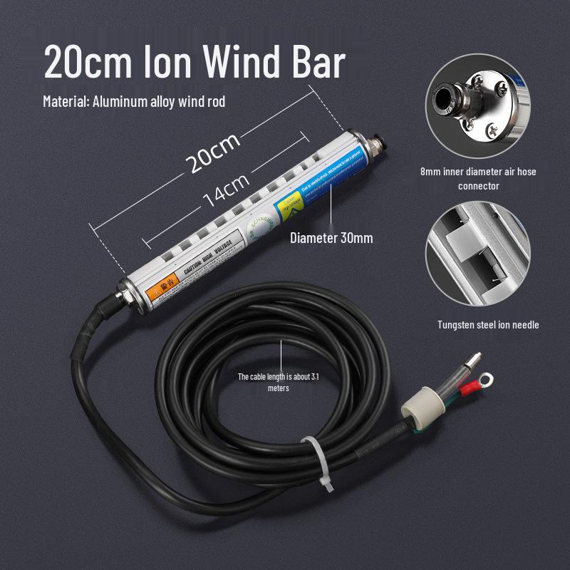 Smart High-Frequency Anti-Static Ion Air Bar for Plastic Film Bag Printing
Smart High-Frequency Anti-Static Ion Air Bar for Plastic Film Bag Printing