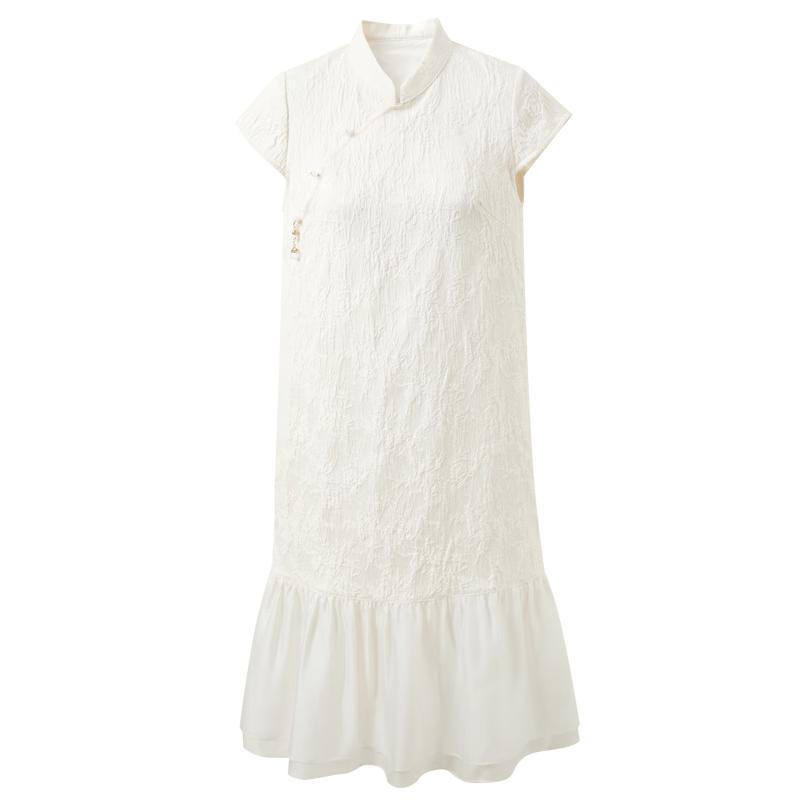 Sancai New Chinese Style Jacquard Patchwork Midi Dress XL
Sancai New Chinese Style Jacquard Patchwork Midi Dress XL