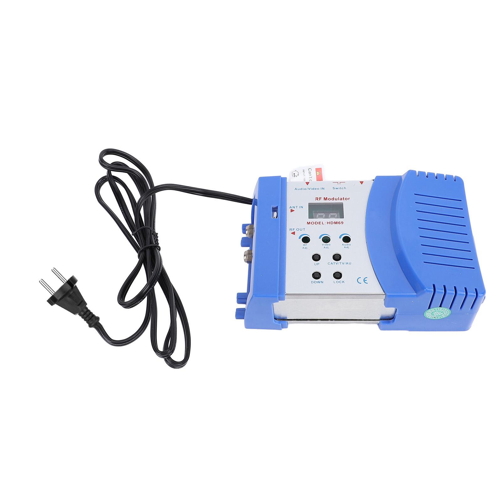 Интерфейс мультимедиа HD, модулятор AV в RF, выход PAL NTSC, Plug and Play, конвертер AV в RF для EU Plug
Интерфейс мультимедиа HD, модулятор AV в RF, выход PAL NTSC, Plug and Play, конвертер AV в RF для EU Plug