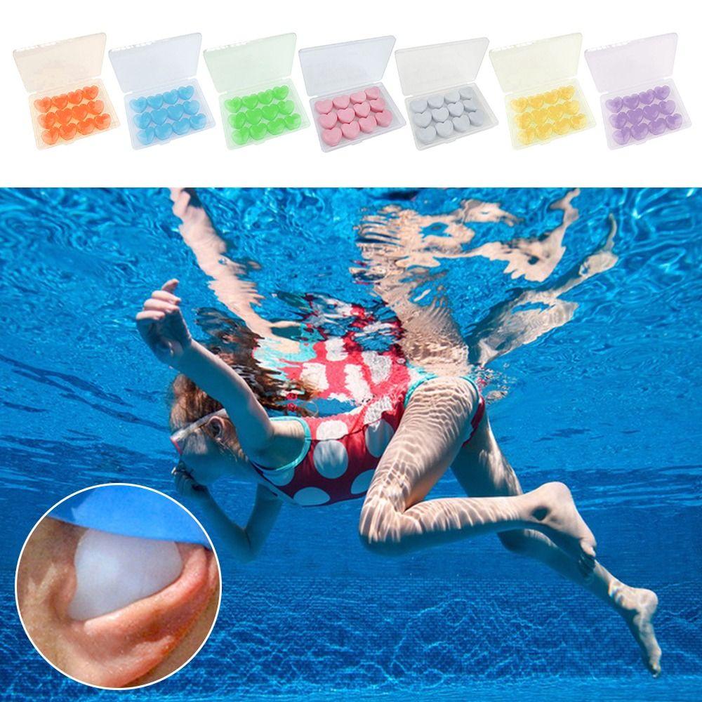 6Pair Multicolor Swimming Earplugs Heart Shape Sound Insulation Earmuffs Waterproof Earplugs Unisex
6Pair Multicolor Swimming Earplugs Heart Shape Sound Insulation Earmuffs Waterproof Earplugs Unisex