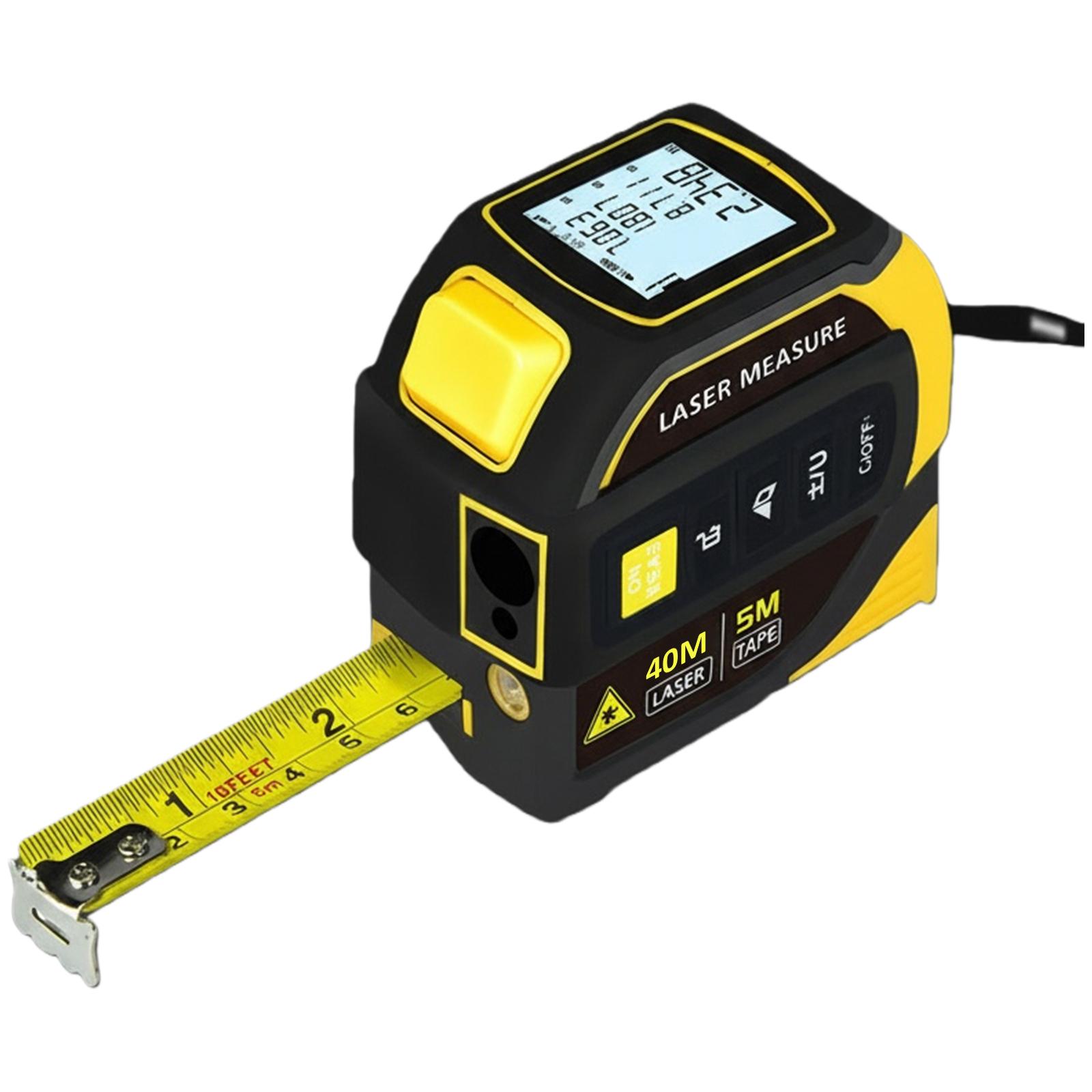 4 In 1 Backlight Distance Meter with Crosshairs Digital Display Measurement Device High-Precision Measuring Tape for Home Garage 40M
4 In 1 Backlight Distance Meter with Crosshairs Digital Display Measurement Device High-Precision Measuring Tape for Home Garage 40M