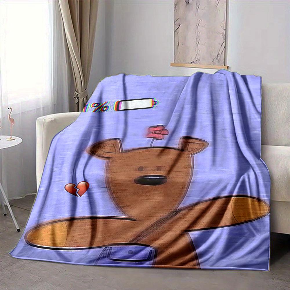 1pc Mr. Bean Bear Flannel Throw Blanket HD Printed Lightweight Soft Warm All Season Blanket for Sofa, Bed, Travel, Camping Machine Washable 80x120cm
1pc Mr. Bean Bear Flannel Throw Blanket HD Printed Lightweight Soft Warm All Season Blanket for Sofa, Bed, Travel, Camping Machine Washable 80x120cm