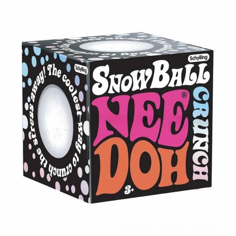 Needoh Snow Ball Crunch Stress Relief Ball With Handcrafted Snow Design For Relaxation And Decor
Needoh Snow Ball Crunch Stress Relief Ball With Handcrafted Snow Design For Relaxation And Decor