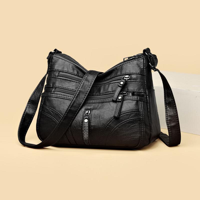 FLYING STARS Brand Women s Shoulder Bag Zipper Handbag Soft Pu Leather Large Capacity Crossbody Bag 26cmX17cmX9cm чёрный
FLYING STARS Brand Women s Shoulder Bag Zipper Handbag Soft Pu Leather Large Capacity Crossbody Bag 26cmX17cmX9cm чёрный