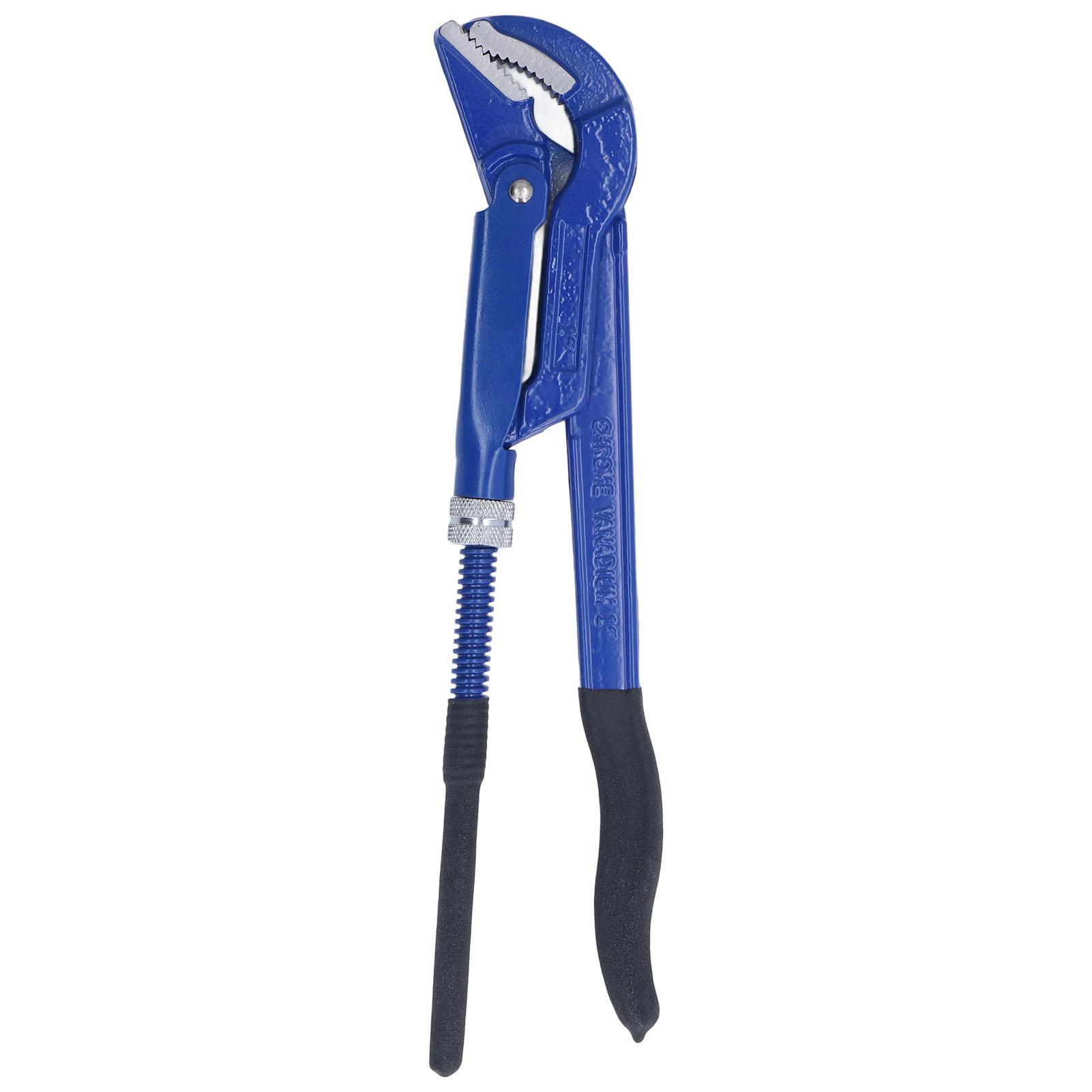 Pipe Wrench Universal Metric 45 degrees Bent Nose Pliers High Carbon Steel for Bathroom Plumbing Clamp
Pipe Wrench Universal Metric 45 degrees Bent Nose Pliers High Carbon Steel for Bathroom Plumbing Clamp