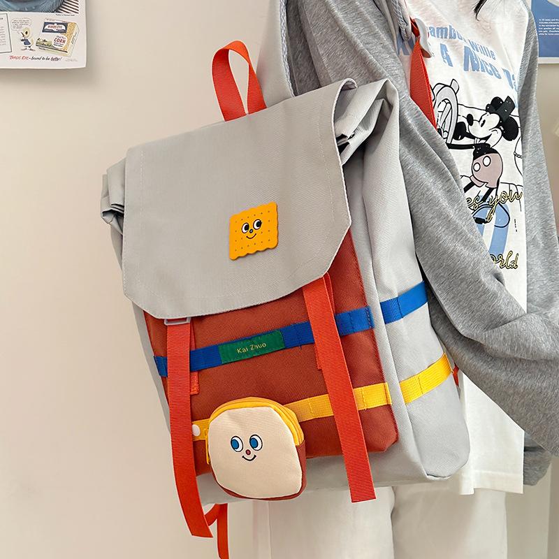 Trendy cool backpack, new versatile and lightweight backpack, high value, trendy junior high school schoolbag, student backpack сірий колір
Trendy cool backpack, new versatile and lightweight backpack, high value, trendy junior high school schoolbag, student backpack сірий колір