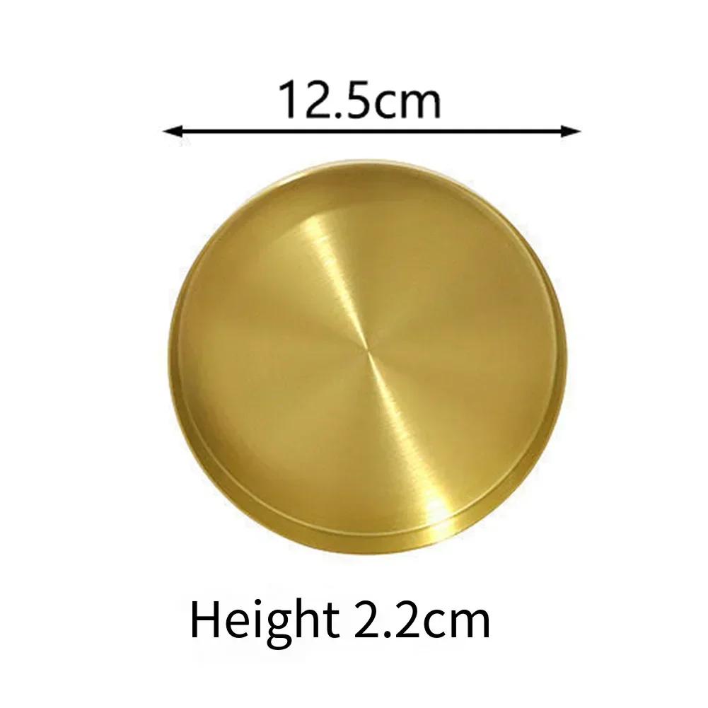 Elegant Gold Stainless Steel Storage Tray Jewelry Display Plate Organizer for Cosmetics Coffee Table Snacks Keys 12 5cm
Elegant Gold Stainless Steel Storage Tray Jewelry Display Plate Organizer for Cosmetics Coffee Table Snacks Keys 12 5cm
